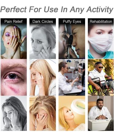 10 Pack Reusable Under Eye Patches for Puffy Eyes | Cooling Gel Eye Masks for Hot Cold Therapy - Buy Online on GoSupps.com