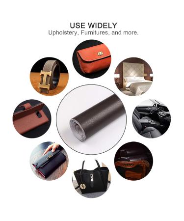 Dark Brown Leather Repair Tape Self-Adhesive Patch - Advanced PU Vinyl Kit for Furniture, Sofas, Car Seats - 17X79 inch - Buy Online on GoSupps.com