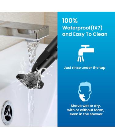 Buy 2 in 1 Ear Nose Hair Trimmer - USB Rechargeable Waterproof & Pain-Free Grooming Tool for Men - Buy Online on GoSupps.com