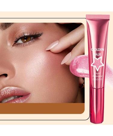 Sparkling Face Highlighter Lightweight smudgeresistant highlighter for the face and body Liquid Highlighter Long Lasting Shimmering Radiant Makeup Cream 18 ml liquid - Buy Online on GoSupps.com