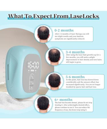 Peigne de croissance des cheveux laser th rapie par lumi re rouge pour la croissance des cheveux traitement de la perte de cheveux au laser pour hommes et femmes traitement des cheveux clairsem s bleu - Buy Online on GoSupps.com
