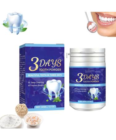 3 Days Purple Teeth Whitening Powder, Teeth Whitening Powder for White Teeth, Teeth Whitening and Bleaching Powder with Visible Cleaning Effect | Whiten Teeth - Cosmetic Teeth Cleaning (1)