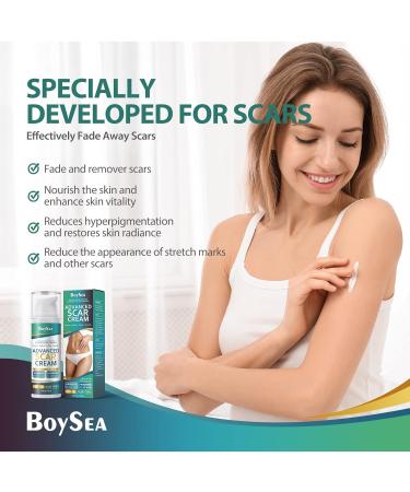 Buy Advanced Scar Cream - 1.76 oz | Effective Treatment for Keloids C-Section Surgery Burns & Acne | Fast Fading for Old/New Scars - International Shipping Available - Buy Online on GoSupps.com