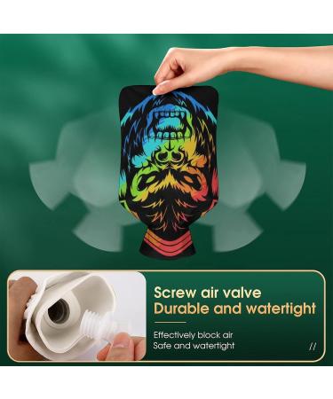 Colorful Orangutan Hot Water Bottle with Plush Cover - Ideal Hand Warmer for Adults & Kids | 26.5x15.3cm - Buy Online on GoSupps.com