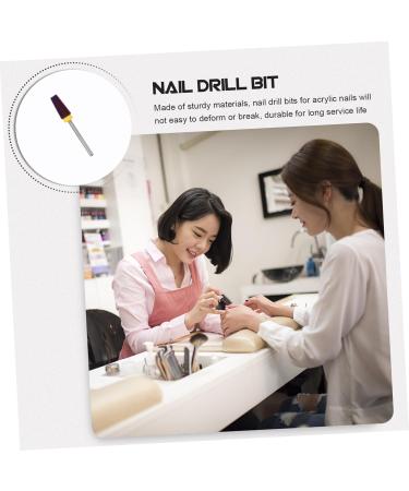 POPETPOP Nail Bit Carbide Drill Bit Nail Drill Bit Nails Drill Bits Metal Nail Drill Cuticle Drill Bits Manicure Supplies Manicure Accessories Tungsten Steel Nail Clippers Alloy - Buy Online on GoSupps.com