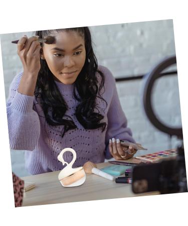 MAGICLULU Makeup Brush Powder Foundation Brush Oval Foundation Brush Buffing Powder Brush Loose Powder Brush Makeup Utensils Pressed Powder Brush Cosmetic Brush Liquid Foundation Brush 9X6.5X4.5CM White - Buy Online on GoSupps.com