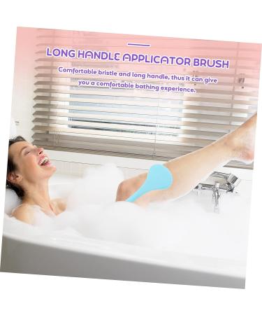 Hemoton 2pcs Bath Brush Set - Adult Exfoliating Shower Brushes for Body Cleaning and Massaging | Back Scrubber and Scrubber Shower Tool - Buy Online on GoSupps.com