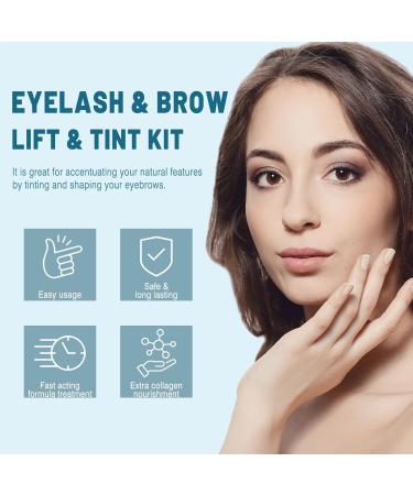 Lash Lift & Brow Lamination Kit 4-in-1 | Professional Eyelash Perm & Eyebrow Kit | Lasts 8 Weeks | Easy Home Salon Use - Buy Online on GoSupps.com
