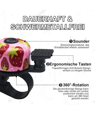 Gaonala Bicycle Bell for Kids - Delightful Sound for Boys & Girls | Perfect Bike Wheel Accessory - Buy Online on GoSupps.com