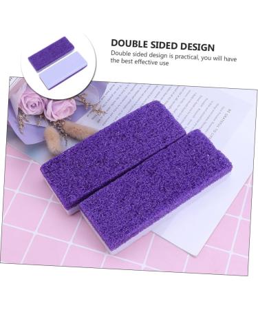 FRCOLOR 2pi ces Pierre pour Lot de R pes Double Face Violette Exfoliant Callosit s Peaux Mortes - Buy Online on GoSupps.com