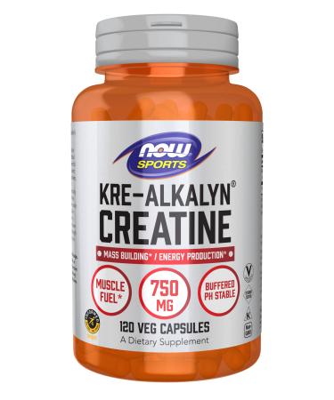 Now Foods Sports Kre-Alkalyn Creatine 120 Capsules