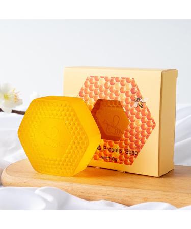 Buy Serlium 2Pcs Face & Body Honey Propolis Soap Bar - Repair Skin & Achieve Radiant Softness | International Shipping Available - Buy Online on GoSupps.com