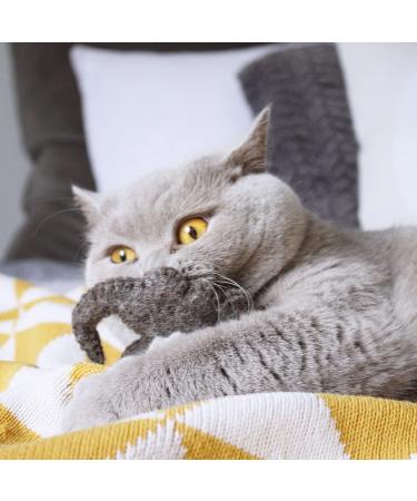 Catlabs Sustainable Cat Toys | Cuddly Cat with Catnip | 100% Natural Sheep Wool | Refillable & Eco-Friendly | Fair Manual Work for Your Cat - Buy Online on GoSupps.com