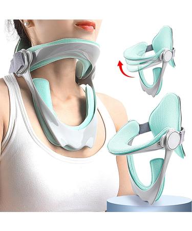 Adjustable Neck Brace - Cervical Support Breathable Front Neck Brace Adjustable | Forward Head Posture Correction Cervical Neck Traction for Watching Videos - Buy Online on GoSupps.com