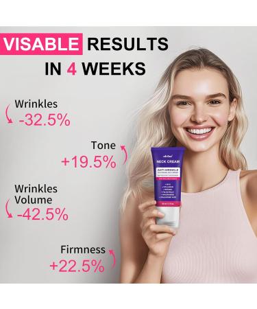 Neck Firming Cream with Roller Neck Cream for Tightening and Firming with Retinol Collagen & Niacinamide to Reduce Wrinkles Tighten Sagging Skin & Lift Jawline Retinol Firming Neck Cream - Buy Online on GoSupps.com