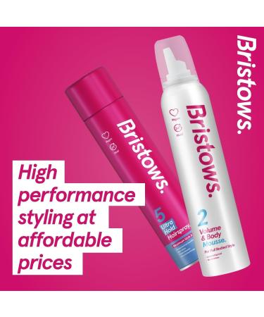 Bristows Curls & Waves Hair Mousse 200ml curl definition 24 hour hold adds volume & shine - Buy Online on GoSupps.com