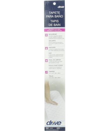 Drive Medical Bathtub Mat  White  Large (12950) - Buy Online on GoSupps.com