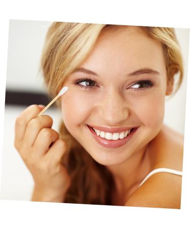 Organic Cotton Ear Cleaning Buds - Double Tipped Cotton Swabs for Makeup & Cosmetic Use - Eco-Friendly Cotton Tips - Buy Online on GoSupps.com