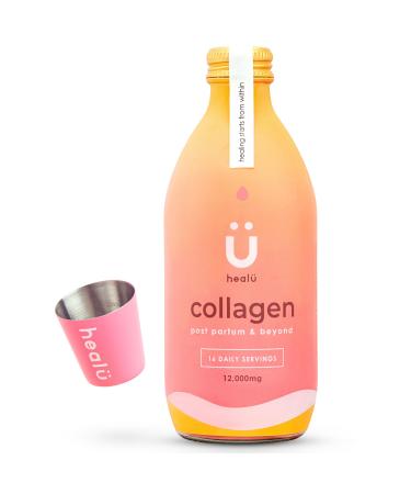 Collagen Supplements for Women 12000mg High-Dose Bovine Liquid Collegen Peptides Hair Skin & Nail Growth Vitamins Vitamin C & Zinc 16 Day Supply Made in UK