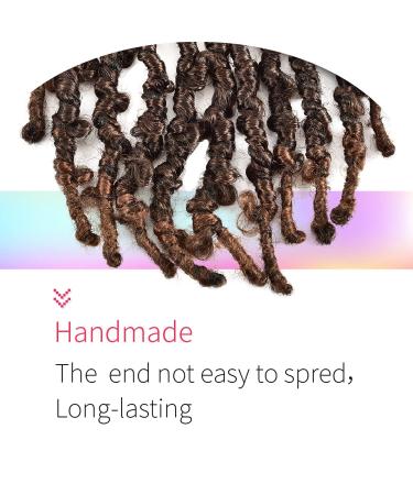 Short 12 Inch T30 Butterfly Crochet Locs 6 Pack - Pre Looped Distressed Crochet Hair - Buy Online on GoSupps.com