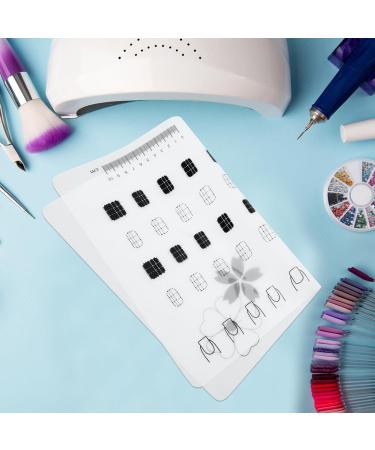 Beaupretty Nail Silicone Mat Nail Practice Pad Acrylic Nail Training Mat Nail Practice Template Manicure Practice Mat - Buy Online on GoSupps.com