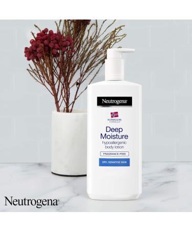 Neutrogena Norwegian Formula Deep Moisture Body Lotion for Dry and Sensitive Skin - 400 ml - Buy Online on GoSupps.com