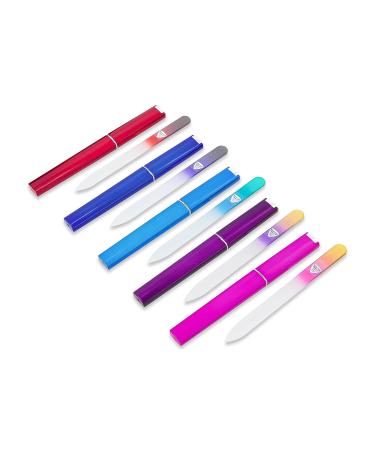 Czech Glass Nail Files: 5PC Crystal Filer Set for Shaping & Smoothing Nails by Bona Fide Beauty - Buy Online on GoSupps.com