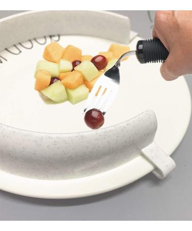 Plate Food Guard Clip-On for Parkinson's Patients - Spill Prevention Dining Aid for Disabled, Elderly & Stroke Individuals - Buy Online on GoSupps.com