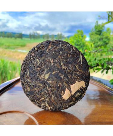 HQZM Yunnan Tianmenshan Ancient Tree Tea 200g Yiwu Gaogan Raw Tea Smooth Taste - Buy Online on GoSupps.com