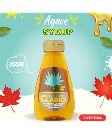 Clarks Syrup Picks N Mix - Choose From Bottle with 3 Flavours - Pure Maple Original Maple with Fruit Agave Syrup - Pack of 3 - Buy Online on GoSupps.com