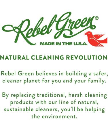 Rebel Green Natural Laundry Detergent - Organic, Hypoallergenic, Peppermint & Lemon Scent, 64 Loads (64 Fl Oz) - Buy Online on GoSupps.com