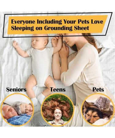 FUBESK Bio Earthing Foil 5% Silver for Sleep Therapy | Safe Floor Adapter & Connecting Cable | 68x132 cm - Enhance Your Sleep Quality - Buy Online on GoSupps.com