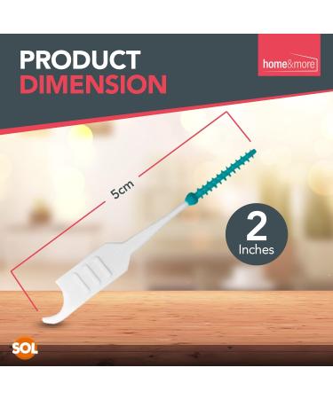 Dental Picks and Floss Sticks - 250pcs Silicone Tooth Floss Brushes for Effective Cleaning - Buy Online on GoSupps.com
