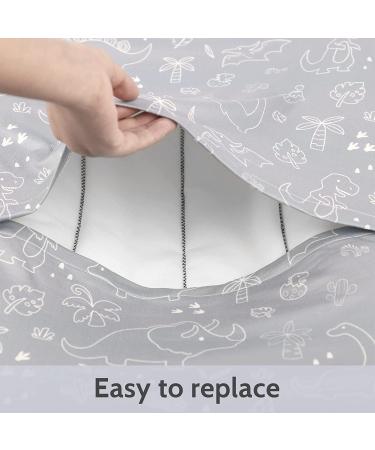 Baby Lounger Cover - Removable Ultra Soft Slipcover for Newborn Lounger Pillow - Dinosaur Design for Boys and Girls - Buy Online on GoSupps.com