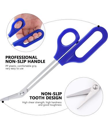 Frcolor Long Handle Toenail Scissor Clippers for Thick Nails - Easy Reach Toenail Scissors for Elderly - Ergonomic Cuticle Trimmer for Women and Men - Buy Online on GoSupps.com