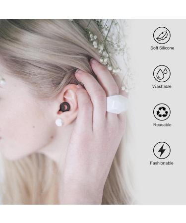 Buy Noise Cancelling Ear Plugs for Sleeping - Reusable Silicone 30dB Hearing Protection 8 Pairs (XS/S/M/L) - Ideal for Concerts & Focus - Buy Online on GoSupps.com