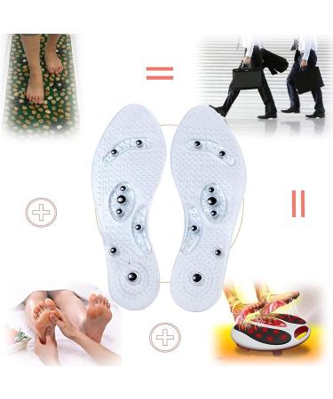 Subaoqi Acupressure Magnet Insoles - Massage Gel Shoe Inserts for Weight Loss - Buy Online on GoSupps.com