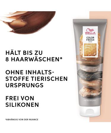 Wella Professionals Color Fresh Mask - Golden Gloss 500ml | Nourishing Hair Tint for All Hair Types | Revitalize & Change Hair Color - Buy Online on GoSupps.com