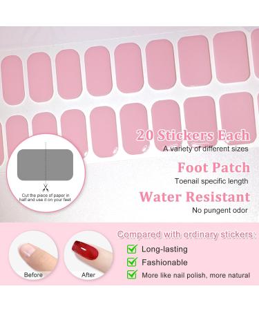 Ceboic Semi Cured Gel Nail Strips 20Pcs Real Gel Nail Polish Stickers Solid Color Self-Adhesive Gel Nail Wraps Waterproof Nail Art Stickers for Women Girls Kids Salon-Quality Manicures (Creamy Pink) - Buy Online on GoSupps.com