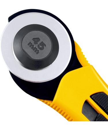 OLFA RB45-1 Tungsten Steel Rotary Cutter Blade - 45mm Replacement Blade for Crafts, Sewing, Quilting - Buy Online on GoSupps.com