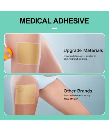 Large Silicone Scar Sheets 4 Pcs | 6x5 Inch Silicone Gel Sheets for Effective Scar Treatment & Irregular Scar Removal - Buy Online on GoSupps.com