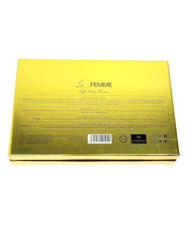ARMAF Le Femme 4-Piece Set for Women (3.4 Oz Eau De Parfum + 3.4 Oz Body Lotion + 1.7 Oz Body Spray + 8.4 Oz Body Mist) 4.23 Ounce (Pack of 4) - Buy Online on GoSupps.com