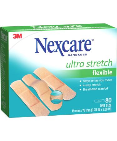 Nexcare Ultra Stretch Bandages CS102-CA One Size 80/Pack One size 80 Count - Buy Online on GoSupps.com