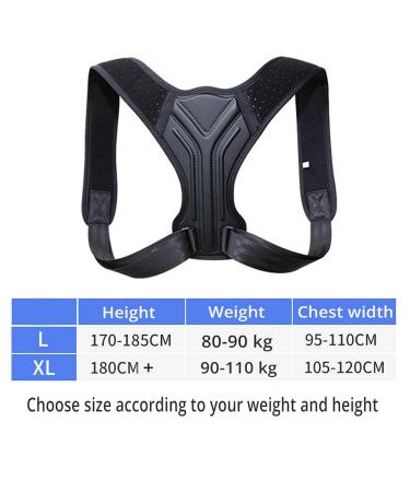 Back Brace Posture Corrector for Men & Women - Adjustable Clavicle Support Neck & Shoulder Pain Relief - Comfortable & Invisible Back Straightener - Buy Online on GoSupps.com
