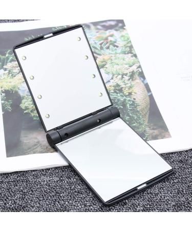 Makeup Vanity Mirror Double Sided Mirror Mini Mirror Compact Led Mirror Folding Comestic Mirror Double-sided Makeup Mirror Portable Light Mirror - Buy Online on GoSupps.com