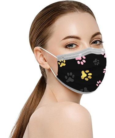 Winfer Disposable 3-Layer Mouth & Nose Protection - 50/100 Colorful Adult Bandanas | Breathable Scarves for Men & Women - Buy Online on GoSupps.com
