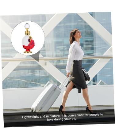 Angoily 1pc Peacock Essential Oil Bottle Dropper Bottle Liquid Holder Perfume Dropper Gold Decor Arabian Perfume Oil Middle Eastern Decor Liquid Bottle Red Container Glass Travel - Buy Online on GoSupps.com