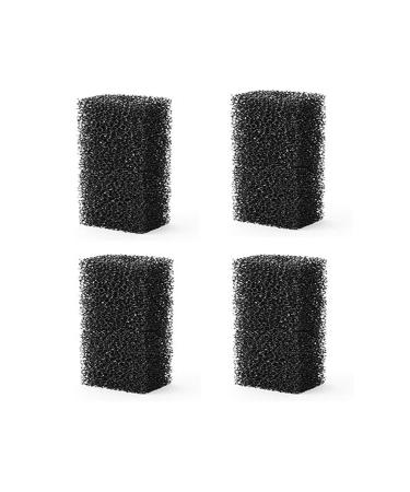 OSATNB 4 pieces sponge for 30W aquarium internal filter 4in1 multifunctional aquarium filter 500-1800L/h aquarium filter with 2 filter sponges oxygen ventilation wave maker (4 pieces sponge for 30W)