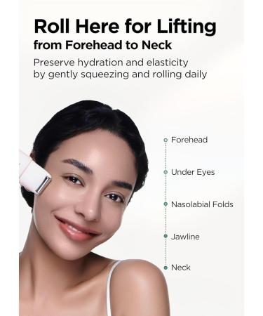 bewants Gua Sha Neck Cream Roller Korean Neck Cream with Massage Roller Rapid Lift Neck Serum Roll On Moisturizer for Tightening Skin with Centella Asiatica (1 Pack) 01 Lifting Cream 1 Pack - Buy Online on GoSupps.com