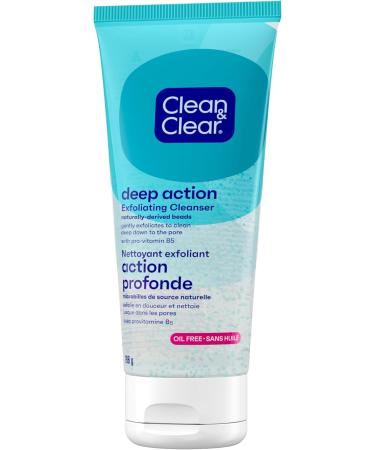 Clean & Clear Deep Action Exfoliating Scrub 198g - Buy Online on GoSupps.com